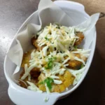  Tostones com queijo minas ralado