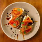 Bruschetta Caprese na Focaccia |  🌱