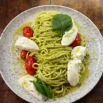 Spaghetti ao Pesto com Burrata | 🌱 