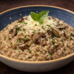 Risoto de Champignon e fungi | 🌱 🚫🌾
